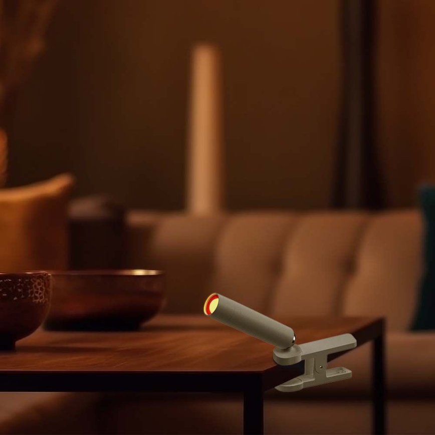 Lâmpada de mesa LED recarregável magnética dimmerizável 3 em 1 LED/3W/5V 4000K 1500 mAh branca