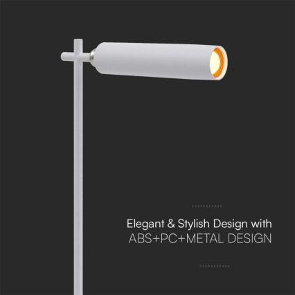 Lâmpada de mesa LED recarregável magnética dimmerizável 3 em 1 LED/3W/5V 4000K 1500 mAh branca