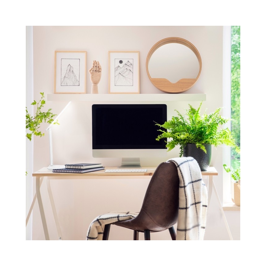 Lâmpada de mesa LED regulável NOBLITE N LED/7W/230V 3000/4000/6500K branca