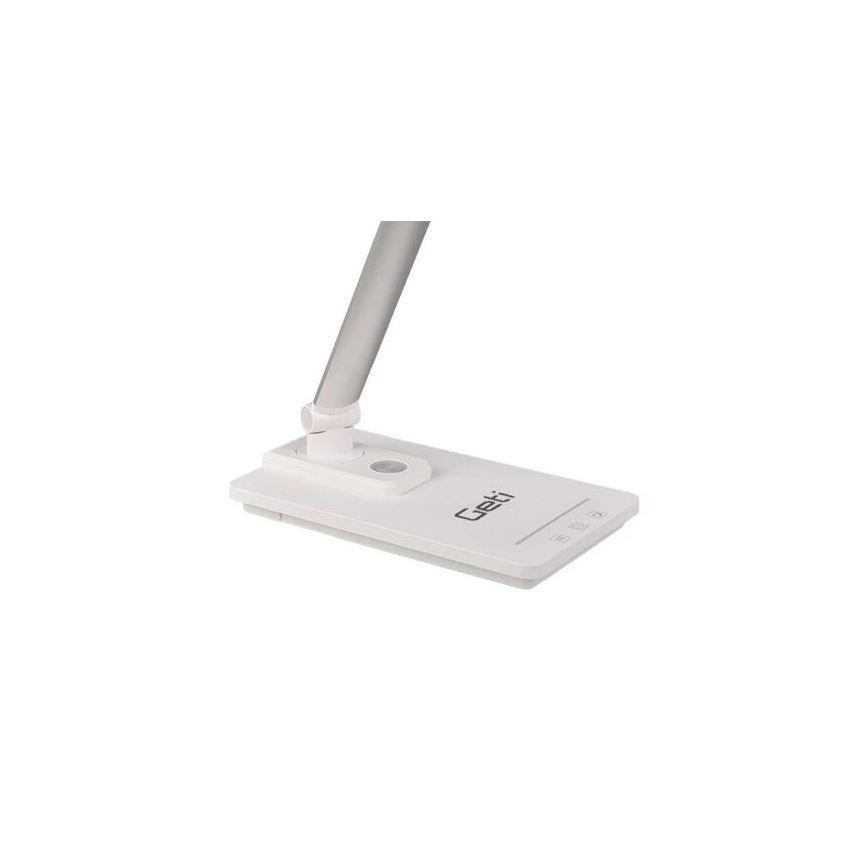 Lâmpada de mesa LED regulável com USB LED/9W/230V 3000K/4000K/5500K branca