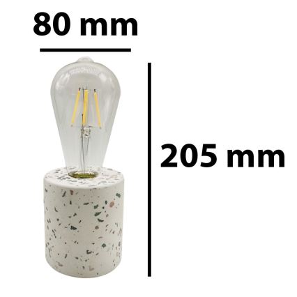 Lâmpada de Mesa LED LASTRYKO LED/4W/5V 2xAA
