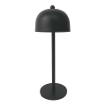 Lâmpada de mesa LED recarregável com dimmer tátil LED/1W/5V 3000-6000K 1800 mAh preta