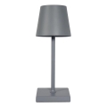 Lâmpada de mesa LED recarregável com toque e dimmer TABLO LED/3,5W/5V 5200mAh cinza