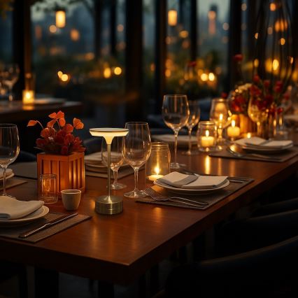 Lâmpada de mesa LED recarregável com toque TAVOLO LED/2,5W/5V 2400 mAh 3000-6000K dourada