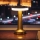 Lâmpada de mesa LED recarregável e dimerizável LONDON LED/2W/5V 2700K/4000K/6500K 400 mAh dourada