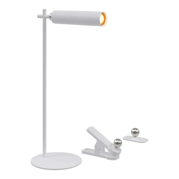 Lâmpada de mesa LED recarregável magnética dimmerizável 3 em 1 LED/3W/5V 4000K 1500 mAh branca