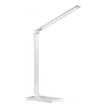 Lâmpada de mesa LED regulável com carregamento sem fios QI NOBLITE Q LED/7W/230V 3000/4000/6500K branca