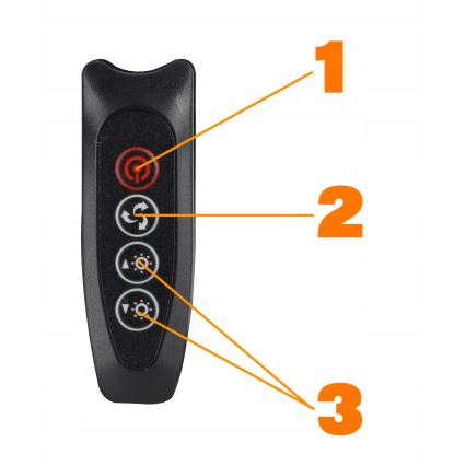 Lâmpada de mesa LED flexível regulável por toque com clipe LED/10W/5/230V 3000/4000/6000K preta