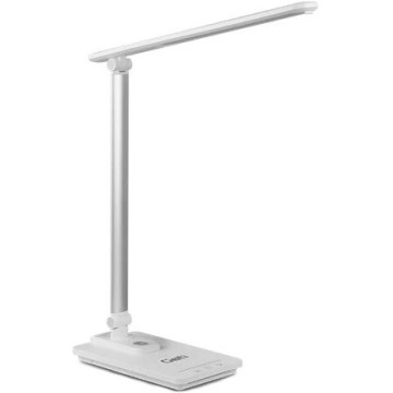 Lâmpada de mesa LED regulável com USB LED/9W/230V 3000K/4000K/5500K branca