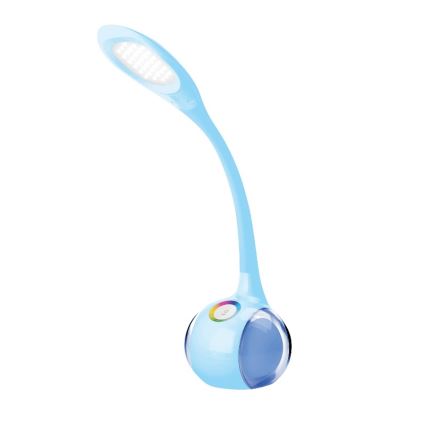 Lâmpada de mesa LED RGB regulável LED/7W/230V azul