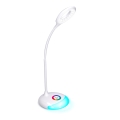Lâmpada de mesa LED RGB regulável recarregável LED/5W/5V 1800 mAh