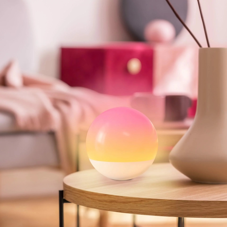 Lâmpada de mesa LED tátil dimmerizável CANDY LED/5V 1200 mAh multicolor