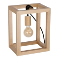 Lâmpada de mesa LEGNO 1xE27/60W/230V
