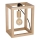Lâmpada de mesa LEGNO 1xE27/60W/230V