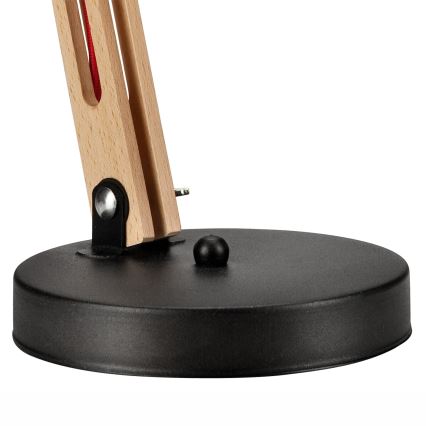 Lâmpada de mesa MARCELLO 1xE27/60W/230V faia