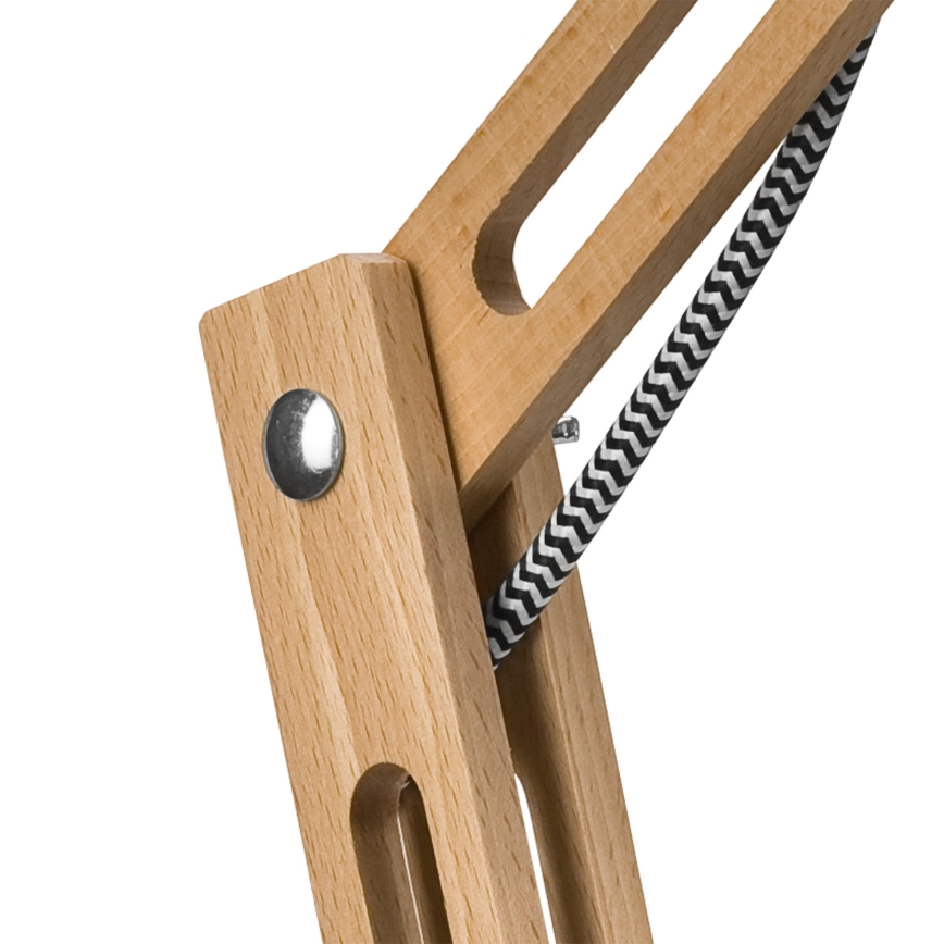 Lâmpada de mesa MARCELLO 1xE27/60W/230V faia