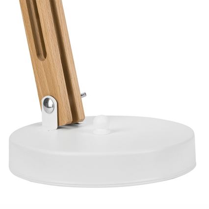 Lâmpada de mesa MARCELLO 1xE27/60W/230V faia