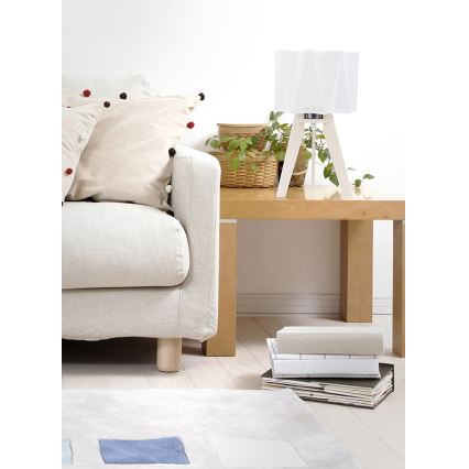 Lâmpada de mesa PIANO NATUR 1xE27/60W/230V