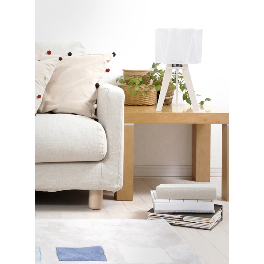 Lâmpada de mesa PIANO NATUR 1xE27/60W/230V