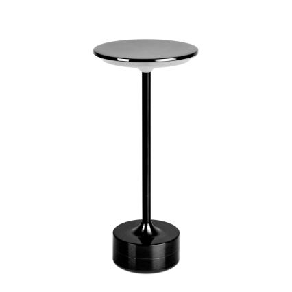 Candeeiro de mesa LED recarregável regulável NEW YORK LED/1,8W/5V 2700K/4000K/6500K 1200 mAh preto
