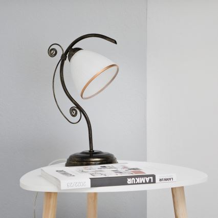 Lâmpada de mesa RETRO II 1xE27/60W/230V