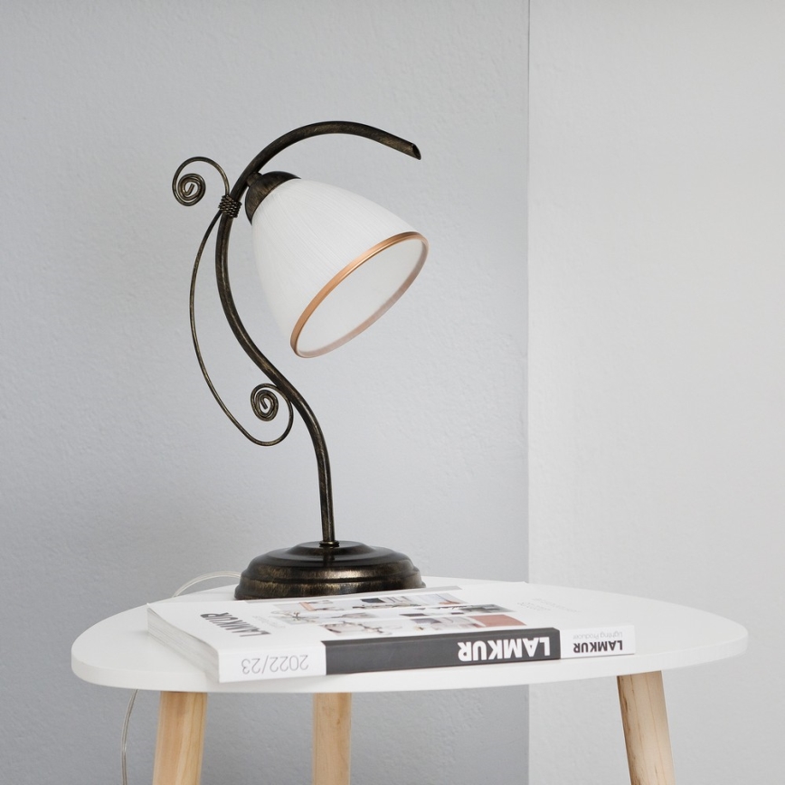 Lâmpada de mesa RETRO II 1xE27/60W/230V