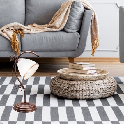 Lâmpada de mesa RETRO II 1xE27/60W/230V