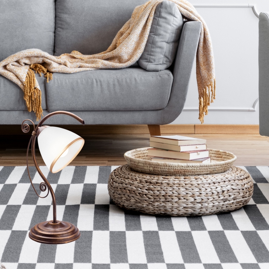 Lâmpada de mesa RETRO II 1xE27/60W/230V