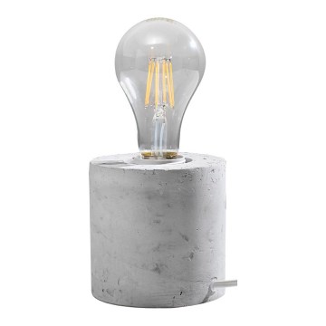 Lâmpada de mesa SALGADO 1xE27/15W/230V betão