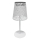 Lâmpada de mesa solar LED LUVETRA LED/1xAA 4000K IP44 200 mAh branca