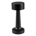 Lâmpada de mesa tátil dimerizável SIMPLY LED/5V 2700/4000/6500K 800 mAh preta