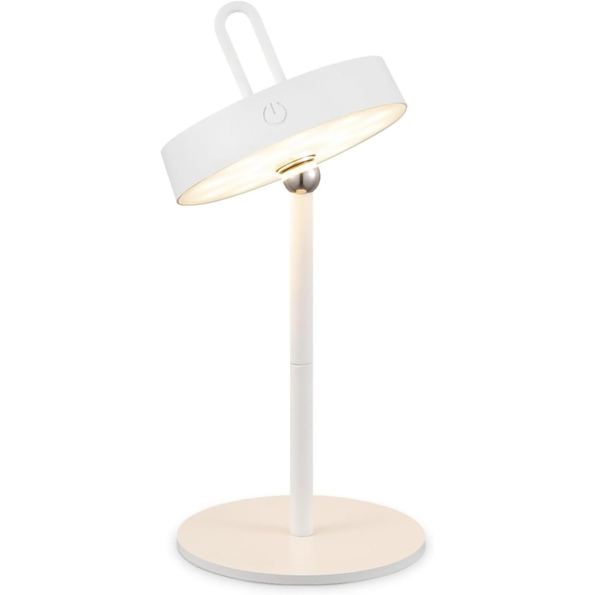 Lâmpada de mesa LED tátil recarregável regulável para exterior GENTLE LED/1,5W/3,7V 3000 mAh IP44 branca