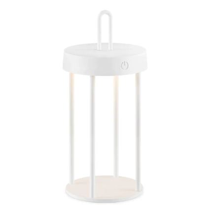 Candeeiro de mesa tátil recarregável LED regulável para exterior GENTLE LED/1,5W/3,7V 3000 mAh IP44 branco