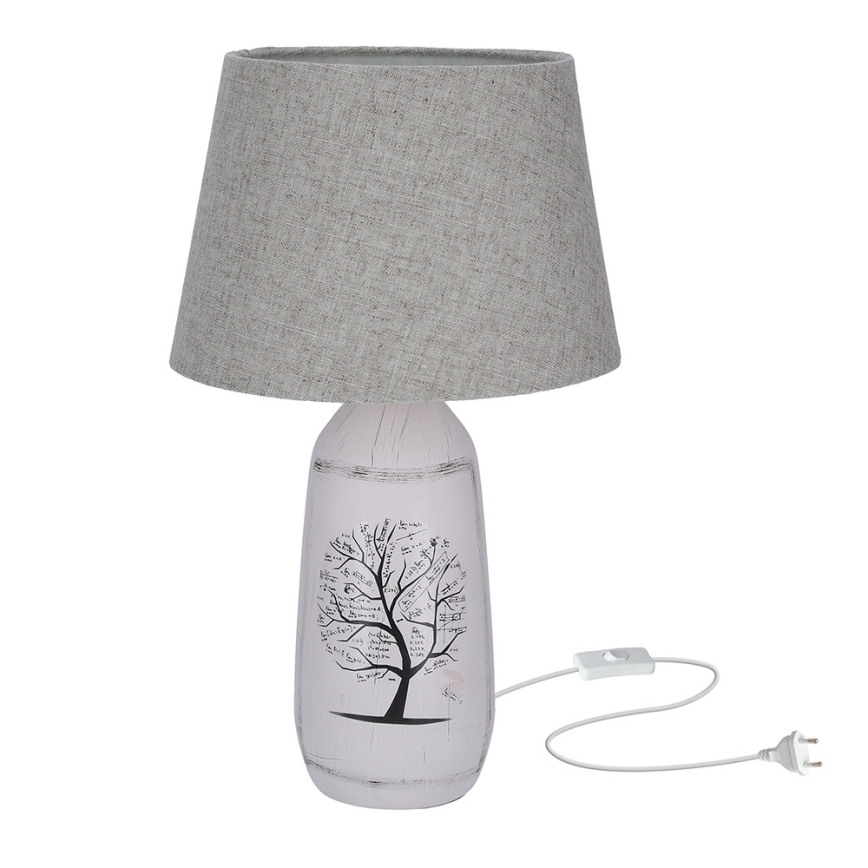 Lâmpada de mesa WALIA 1xE27/60W/230V