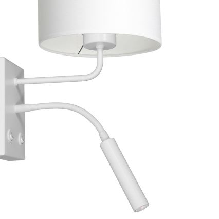 Luminária de parede ARDEN 1xE27/60W+1xG9/8W/230V branca