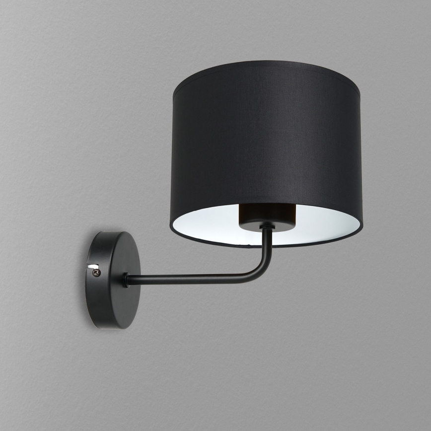 Luminária de parede ARDEN 1xE27/60W/230V preta/branca