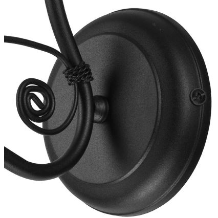 Lâmpada de parede RETRO II 1xE27/60W/230V preto mate