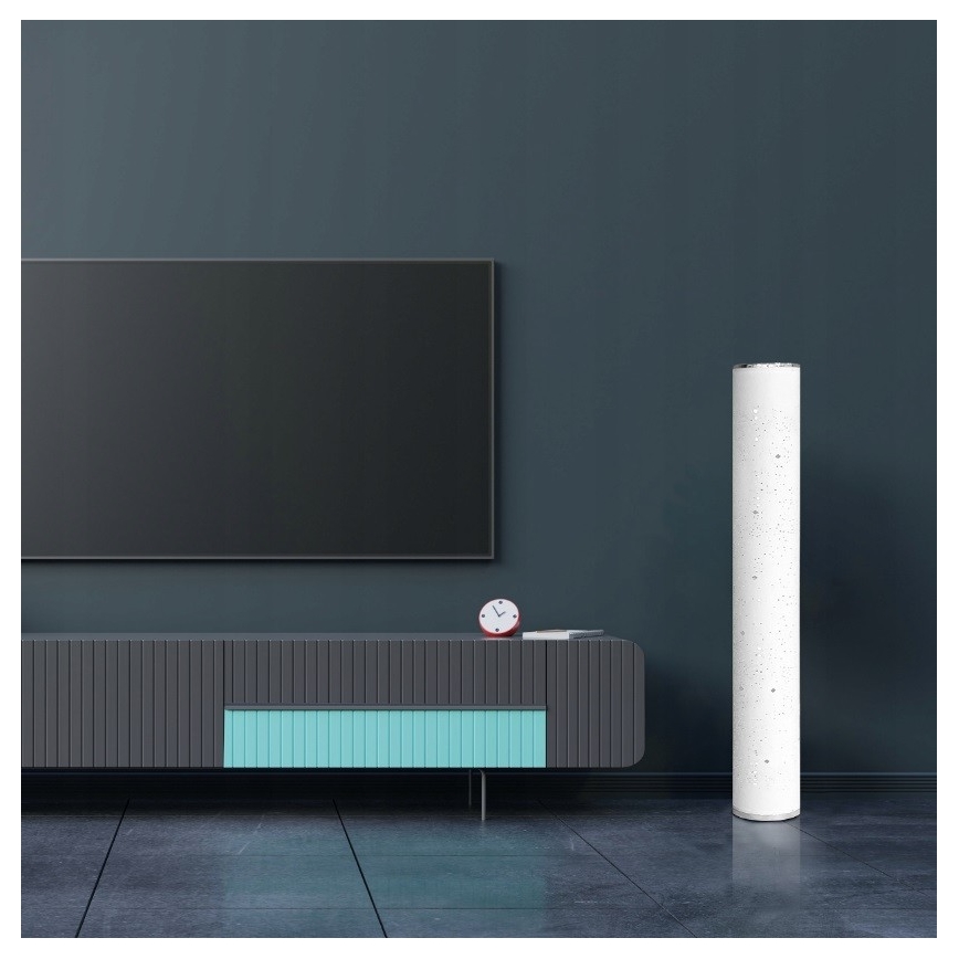 Lâmpada de pé LED RGBW regulável STELLA LED/12W/230V + comando à distância