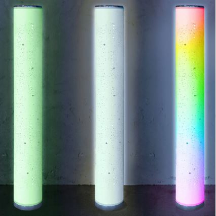 Lâmpada de pé LED RGBW regulável STELLA LED/12W/230V + comando à distância