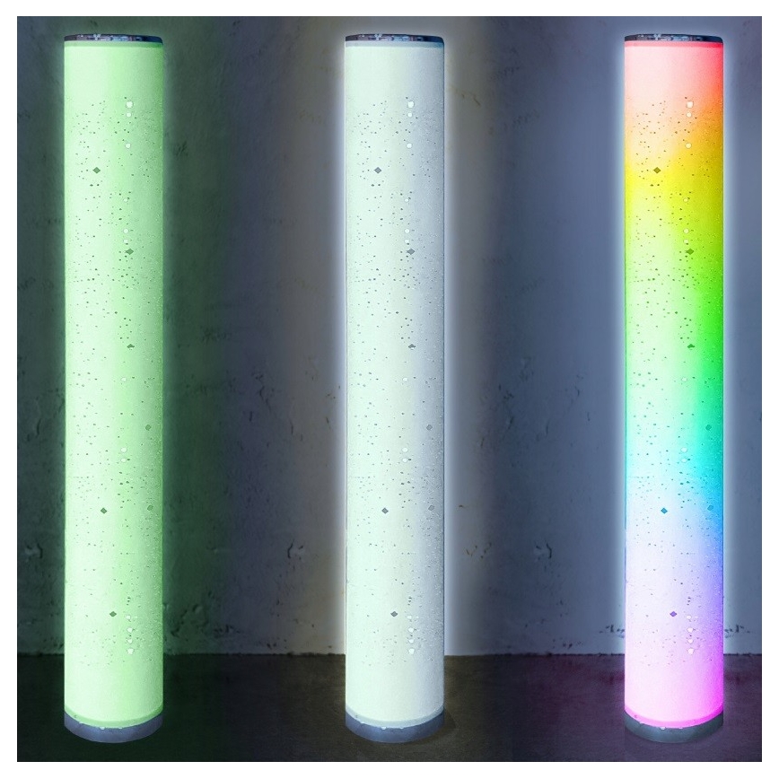 Lâmpada de pé LED RGBW regulável STELLA LED/12W/230V + comando à distância