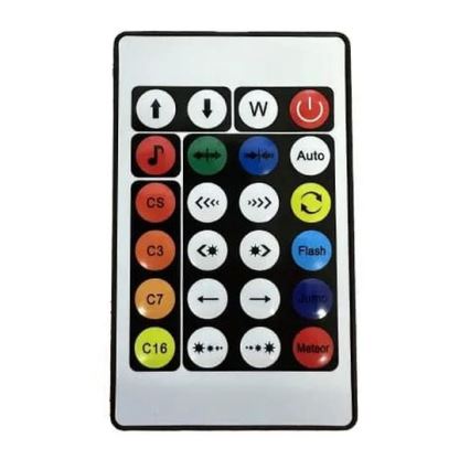 Lâmpada de pé LED RGBW regulável LED/12W/230V + controlo remoto