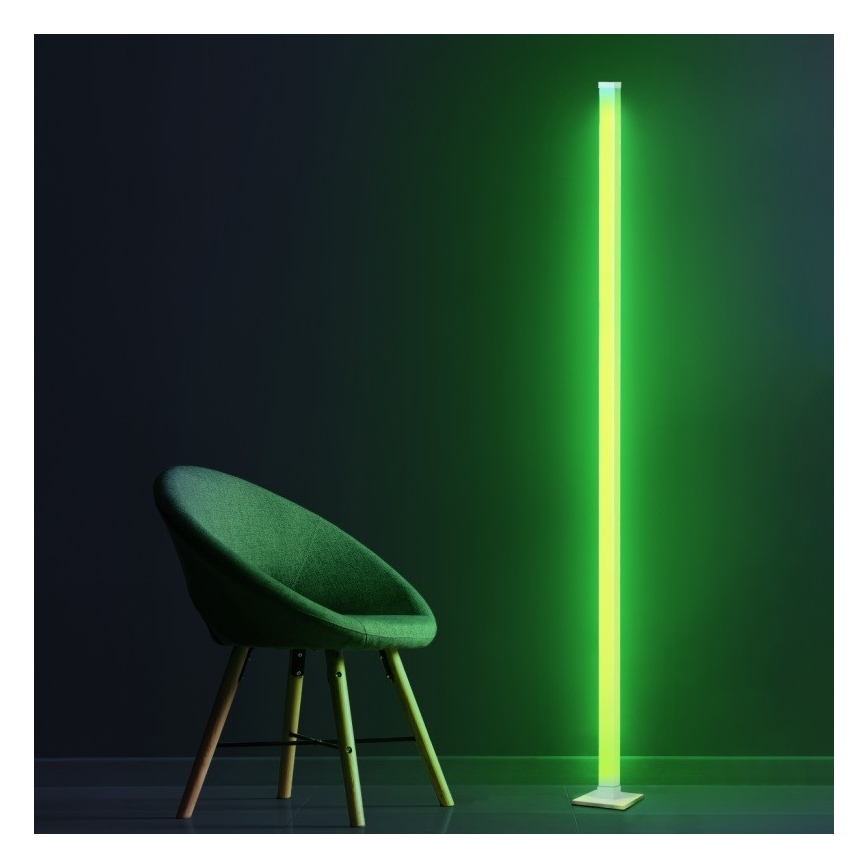 Lâmpada de pé LED RGBW regulável MAGICAL LED/7W/230V + controlo remoto