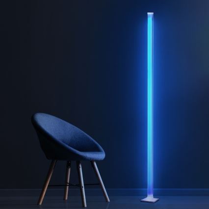 Lâmpada de pé LED RGBW regulável MAGICAL LED/7W/230V + controlo remoto