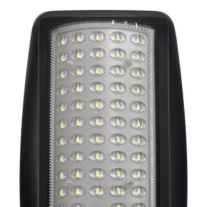 Lâmpada solar de rua LED dimerizável com sensor VENICE LED/50W/3,2V 4000 mAh IP65 preta + controlo remoto