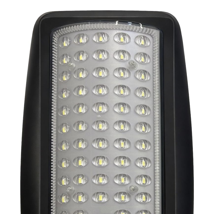 Lâmpada solar de rua LED dimerizável com sensor VENICE LED/50W/3,2V 4000 mAh IP65 preta + controlo remoto