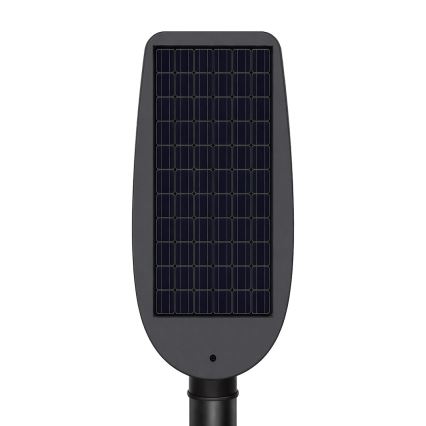 Lâmpada solar de rua LED dimerizável com sensor VENICE LED/50W/3,2V 4000 mAh IP65 preta + controlo remoto