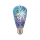 Lâmpada decorativa LED 3D FILAMENT ST64 E27/3W/230V 3000K