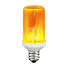 Lâmpada decorativa LED FLAME T60 E27/3W/230V