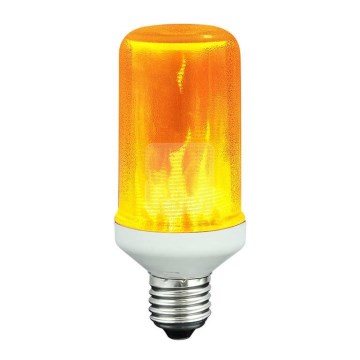 Lâmpada decorativa LED FLAME T60 E27/3W/230V