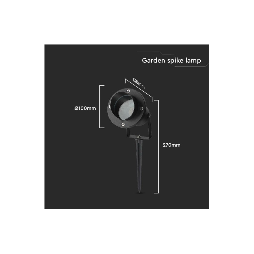 Luminária exterior 1xGU10/35W/230V IP65